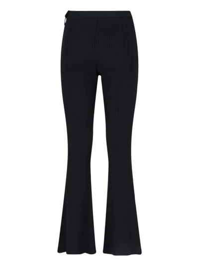 Courrèges Flared Trousers With Cut Out Details
