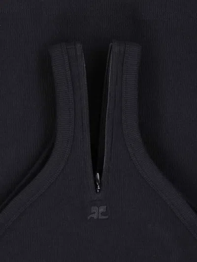 Courrèges Top In Black