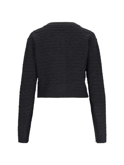 Versace Sweaters In Black