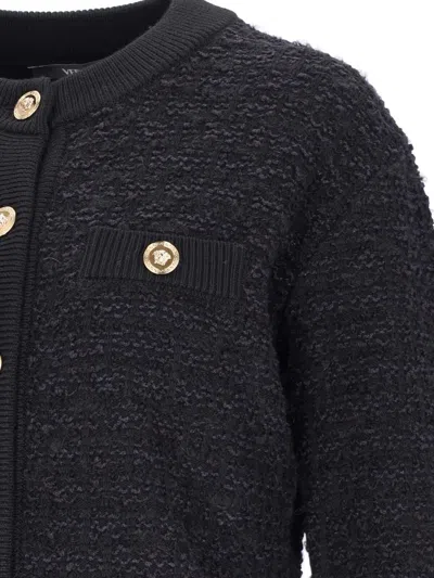 Versace Sweaters In Black