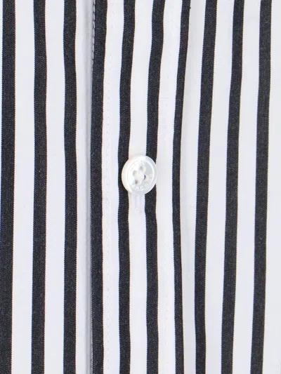 Marc Jacobs Women Striped Cotton Shirt In Blue