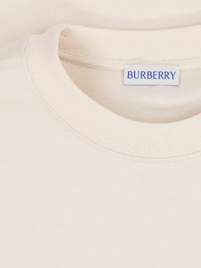 Burberry T-shirts And Polos In Yellow