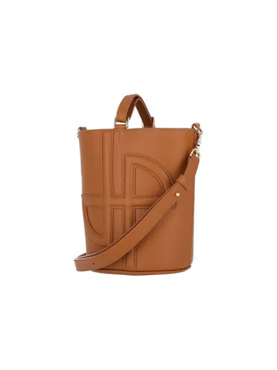Patou Bucket Bag With Top Handle And Adjustable Strap
