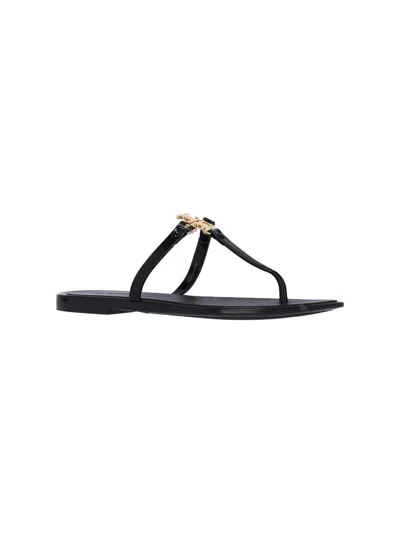 Tory Burch Sandals In Black