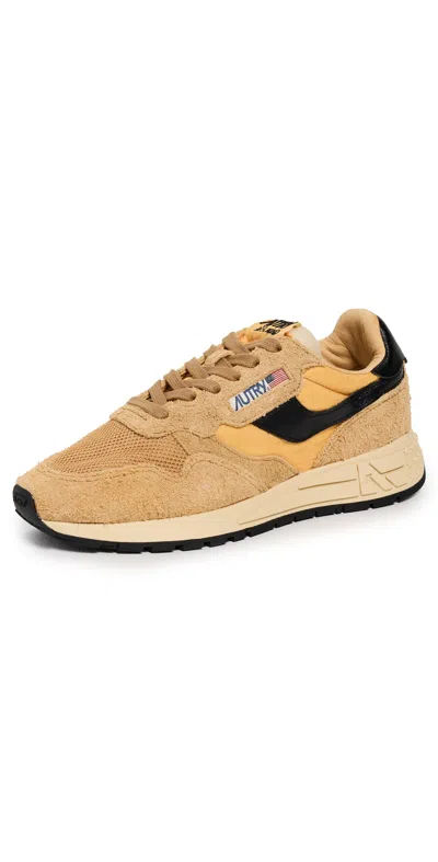 Autry Reelwind Low Sneakers Suede/net Taffy/black