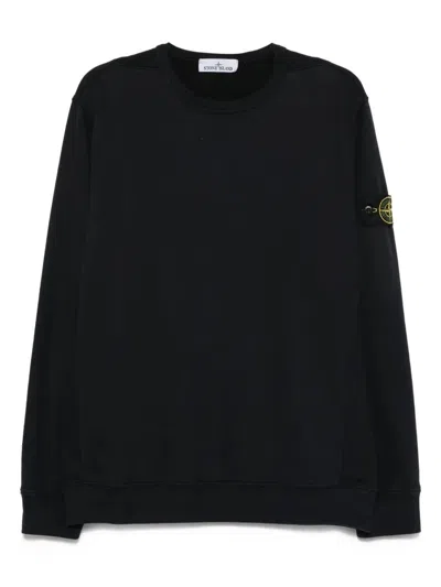 Stone Island Light Rws Pure Wool Sweater In Black