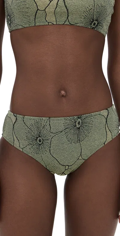 La Doublej Boy Floral-print Bikini Briefs