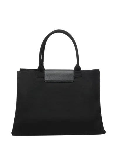 Represent Logo-detail Canvas Tote Bag