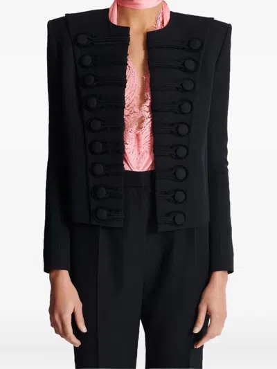Balmain Wool Spencer Jacket In Black