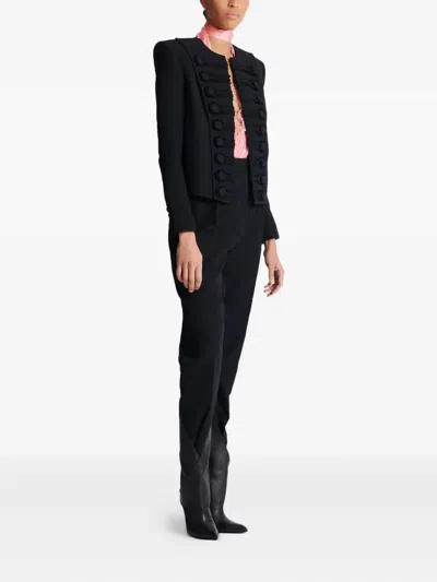 Balmain Wool Spencer Jacket In Black