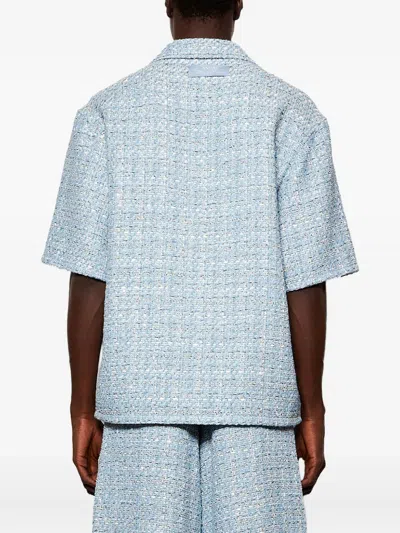 Amiri Tweed Shirt In Gray