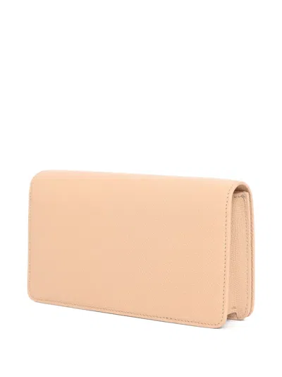 Valentino Womens Rose Sand Vlogo Signature Leather Mini Shoulder Bag