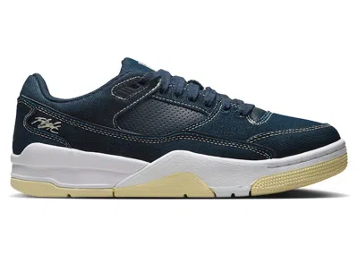 Pre-owned Jordan Flight Court (women's) Sneakers In Obsidian/white/alabaster