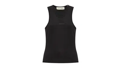 Pre-owned Fear Of God Essentials Women's Essential Tank In Jet Black