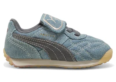 Pre-owned Puma Avanti Fenty X The Smurfs Sneakers In Slate Sky Blue