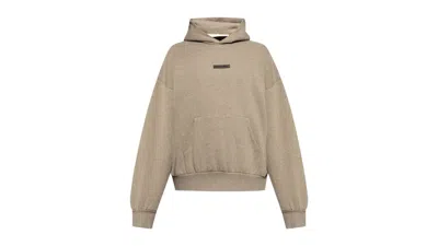 Pre-owned Fear Of God Men's  Essentials Classic Fleece Hoodie In Homestead Heather