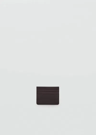 Mango Man Card Holder Brown