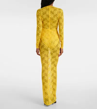 Alex Perry Lace Sheer Gown