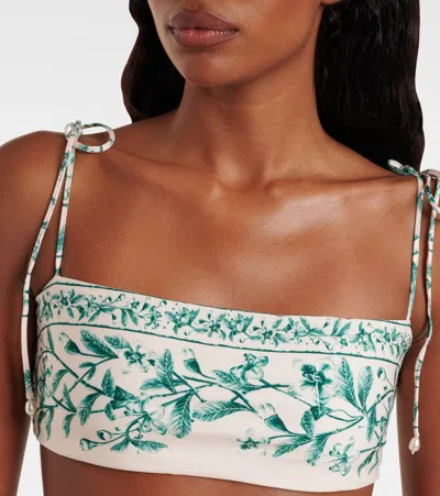 Agua By Agua Bendita Primavera Floral Bikini Top