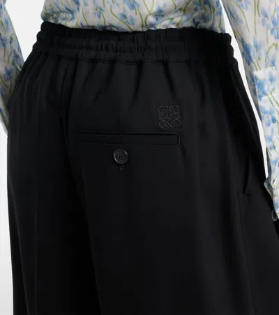 Loewe Cropped Cady Wide-leg Pants