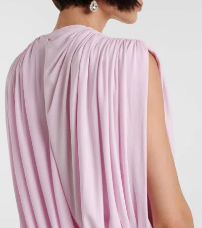 Magda Butrym Ruched-detail Mini Dress In Pink