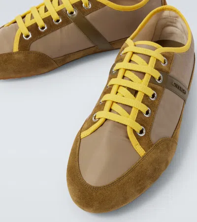 Givenchy Khaki Yellow Polyamide Sneakers
