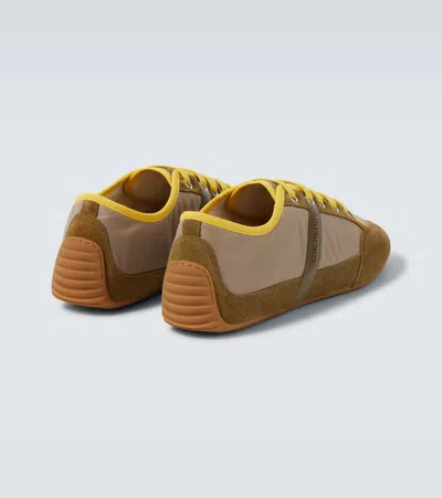 Givenchy Khaki Yellow Polyamide Sneakers