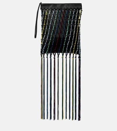 Gabriela Hearst Naila Fringed Leather Pouch