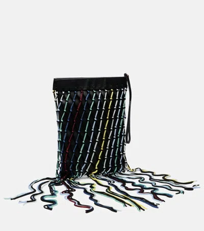 Gabriela Hearst Naila Fringed Leather Pouch