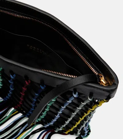 Gabriela Hearst Naila Fringed Leather Pouch