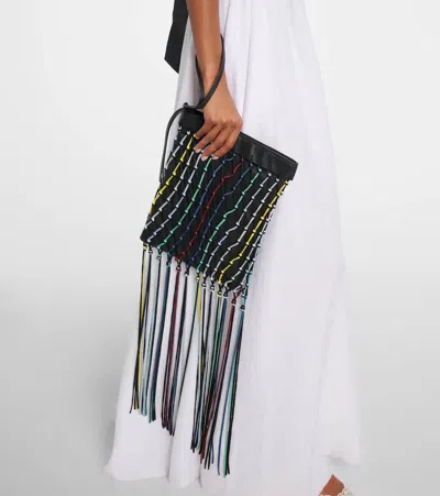 Gabriela Hearst Naila Fringed Leather Pouch