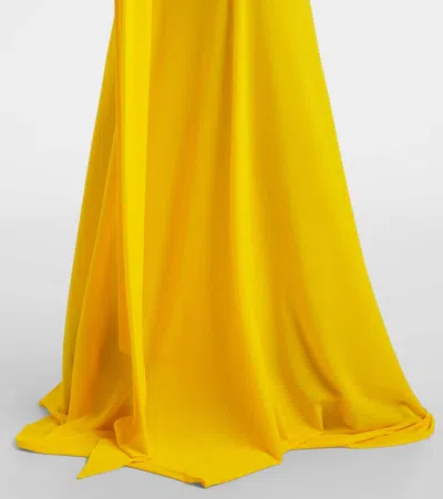 Alex Perry Draped One-shoulder Crêpe Jersey Gown