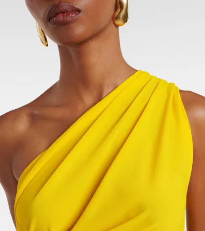 Alex Perry Draped One-shoulder Crêpe Jersey Gown