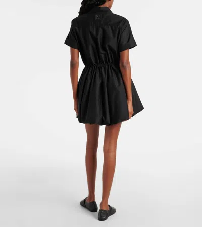 Loewe Balloon Cotton And Silk Gabardine Minidress