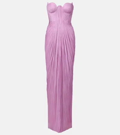 Maria Lucia Hohan Jasleen Silk Tulle Corset Gown