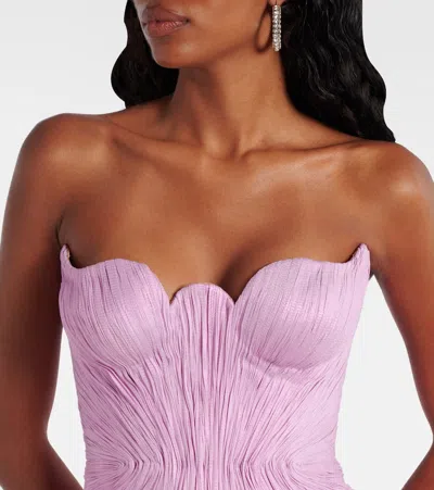 Maria Lucia Hohan Jasleen Silk Tulle Corset Gown