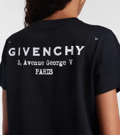 Givenchy Black Cotton Jersey Crewneck T-shirt