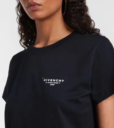 Givenchy Black Cotton Jersey Crewneck T-shirt