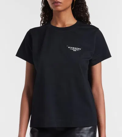 Givenchy Black Cotton Jersey Crewneck T-shirt
