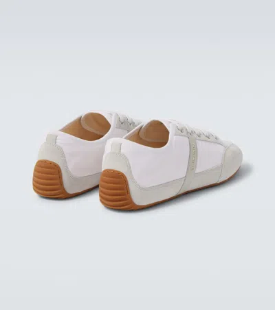 Givenchy Slim Sneakers In Nylon And Suede