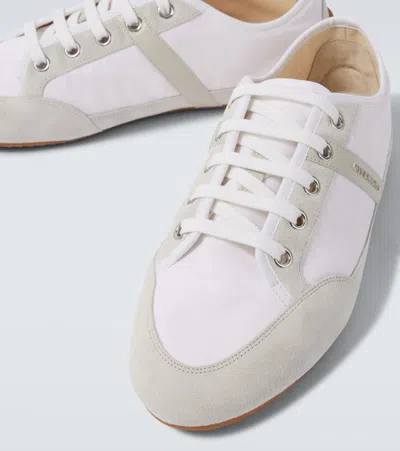 Givenchy Slim Sneakers In Nylon And Suede