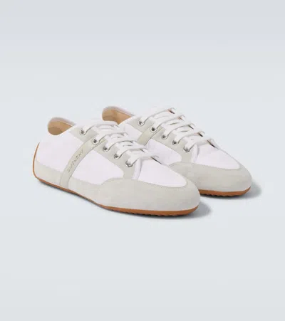 Givenchy Slim Sneakers In Nylon And Suede