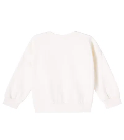 Molo Maxi Printed Cotton Jersey Sweatshirt In Neutral