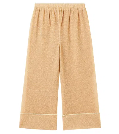 Oseree Oséree Kids Osemini Lumière Pants In Gold