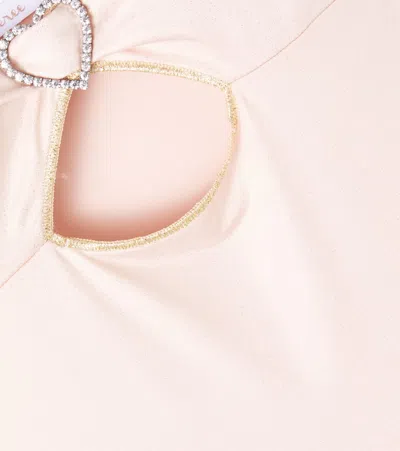 Oseree Oséree Kids Embellished Cutout Swimsuit In Pink