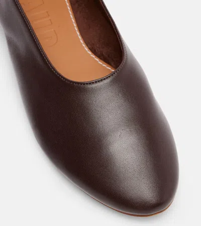 Staud Alba Leather Ballet Flats