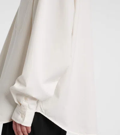 The Row Lapel Long-sleeved Shirt In Multi