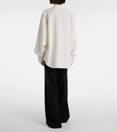 The Row Lapel Long-sleeved Shirt In Multi