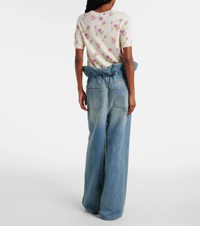 Loewe Flamenco High-rise Wide-leg Jeans