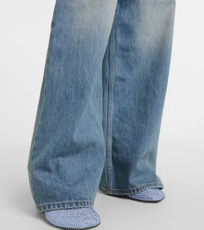 Loewe Flamenco High-rise Wide-leg Jeans
